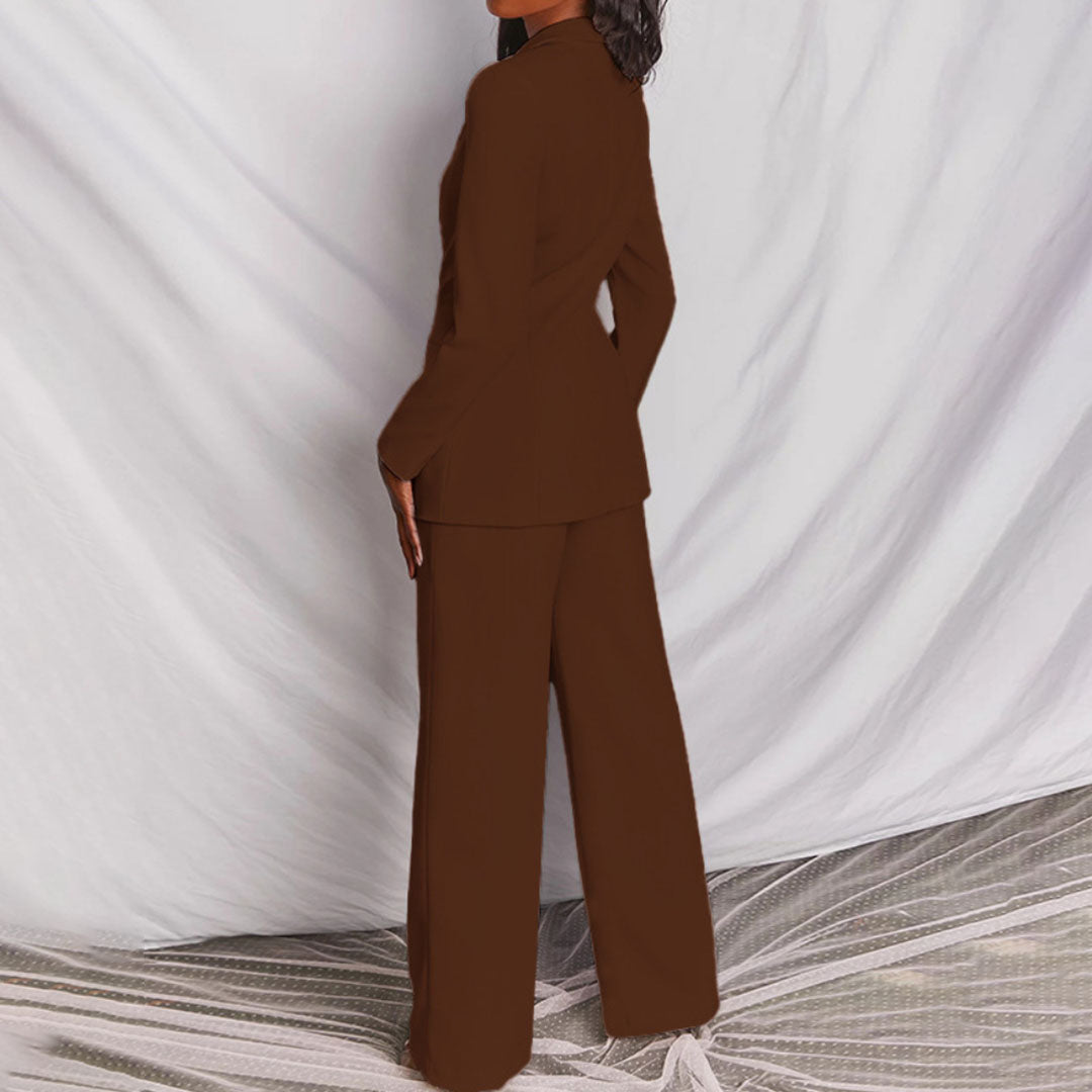 Conjunto de Blazer y Pantalón para Mujer | Ideal para Primavera y Otoño