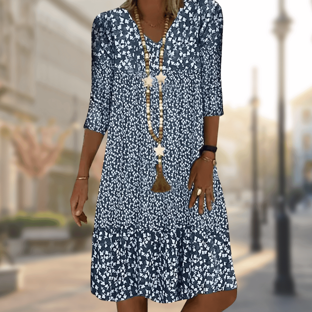 Vestido Midi Elegante con Ajuste Favorecedor | Ideal para Primavera y Otoño