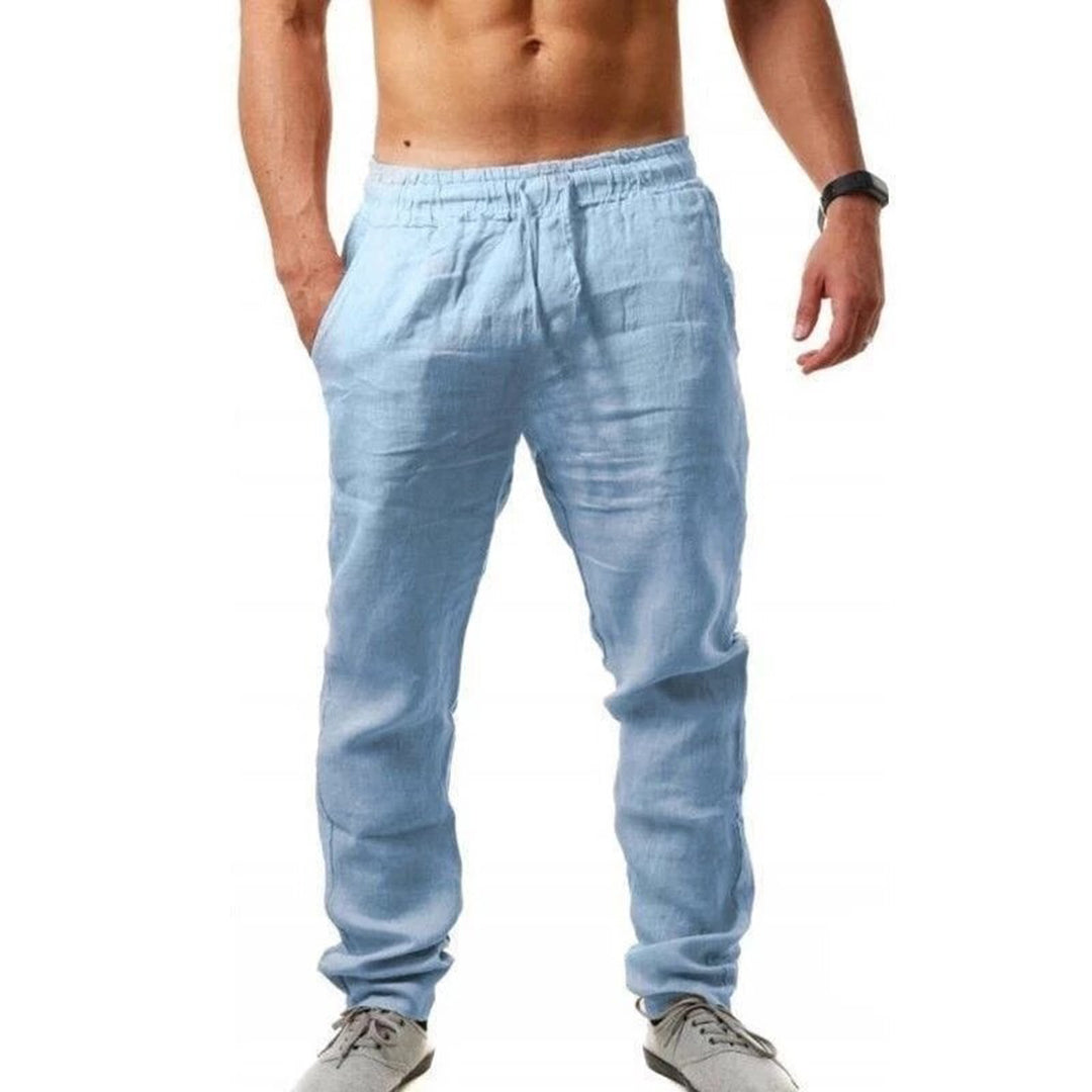 Pantalones Ligeros de Lino para Hombre I Ideales para Primavera y Verano