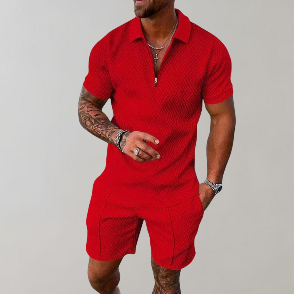 Conjunto de Verano para Hombre I Polo y Pantalones Cortos
