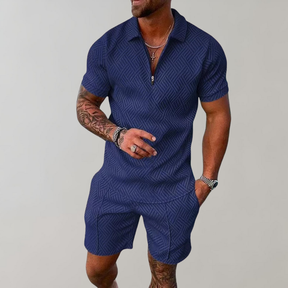 Conjunto de Verano para Hombre I Polo y Pantalones Cortos