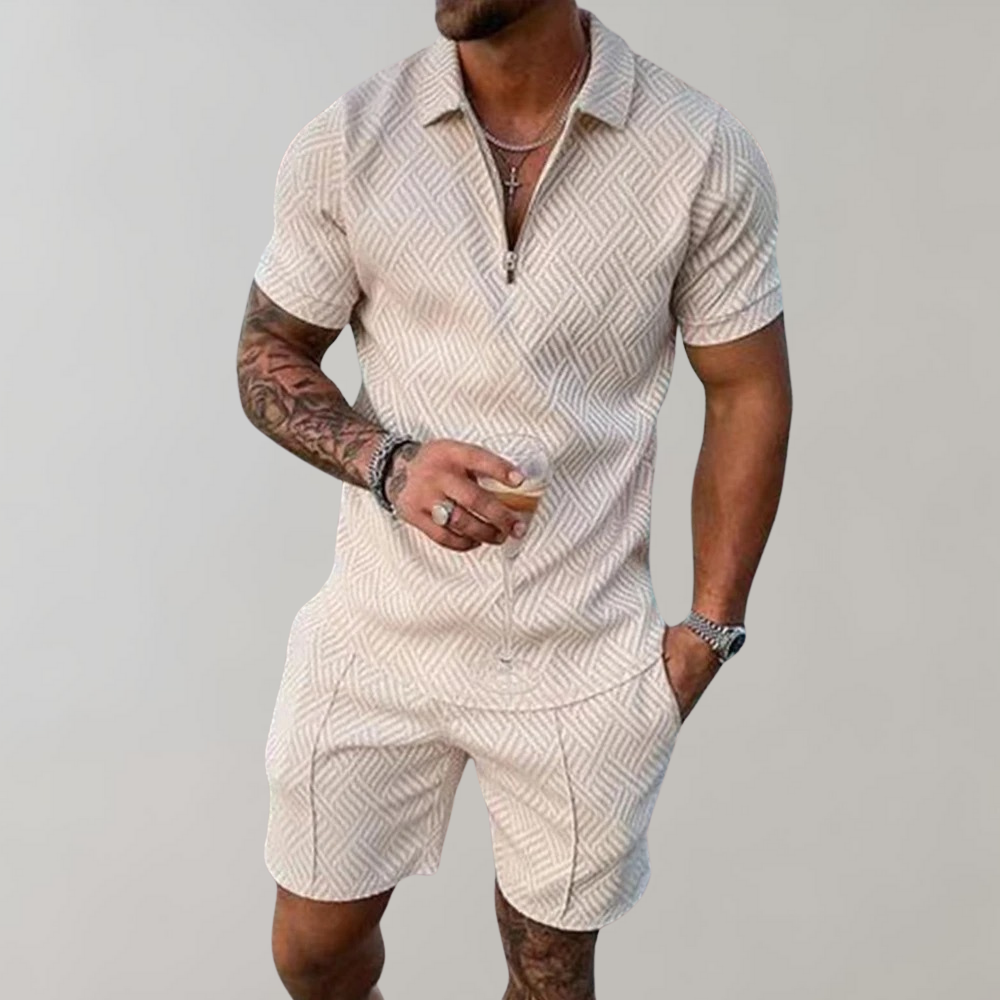 Conjunto de Verano para Hombre I Polo y Pantalones Cortos