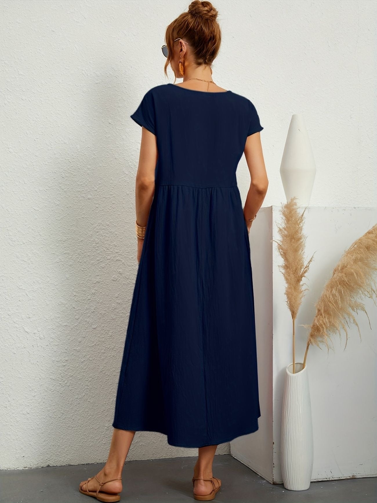 Vestido Midi con Ajuste Elegante y Tela Suave | Ideal para Primavera y Verano