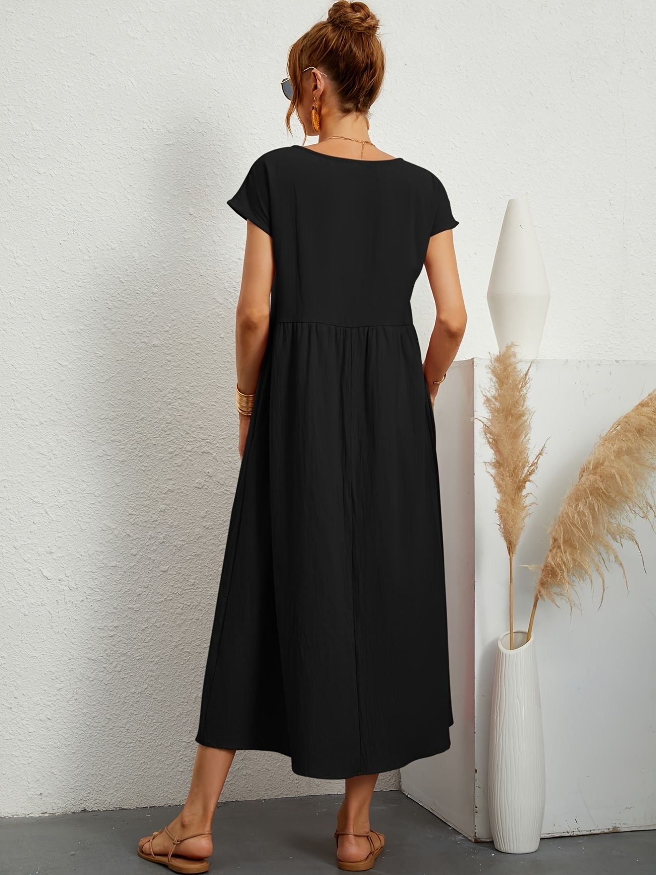 Vestido Midi con Ajuste Elegante y Tela Suave | Ideal para Primavera y Verano