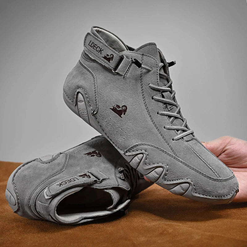 Zapatos Descalzos Antideslizantes con Cuero Transpirable | Ideales para Primavera y Otoño