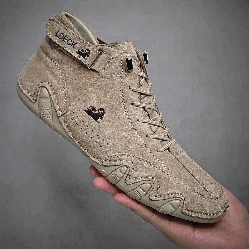 Zapatos Descalzos Antideslizantes con Cuero Transpirable | Ideales para Primavera y Otoño