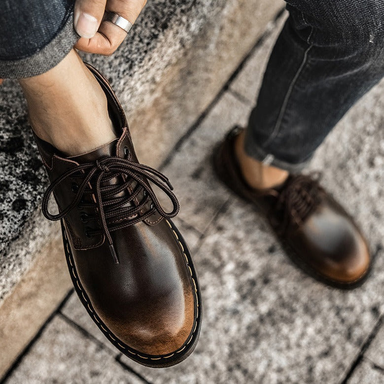 Zapatos Clásicos de Cuero Confortables para Hombres | Ideales para Todas las Estaciones