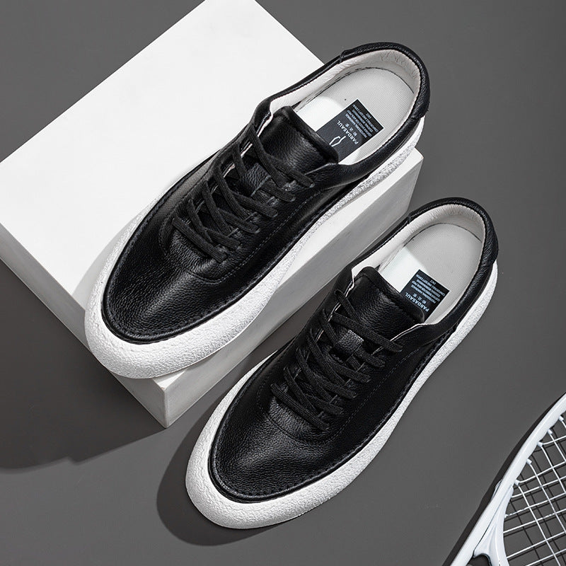 Zapatos transpirables de corte bajo para hombres con suela de goma | Ideales para primavera y otoño