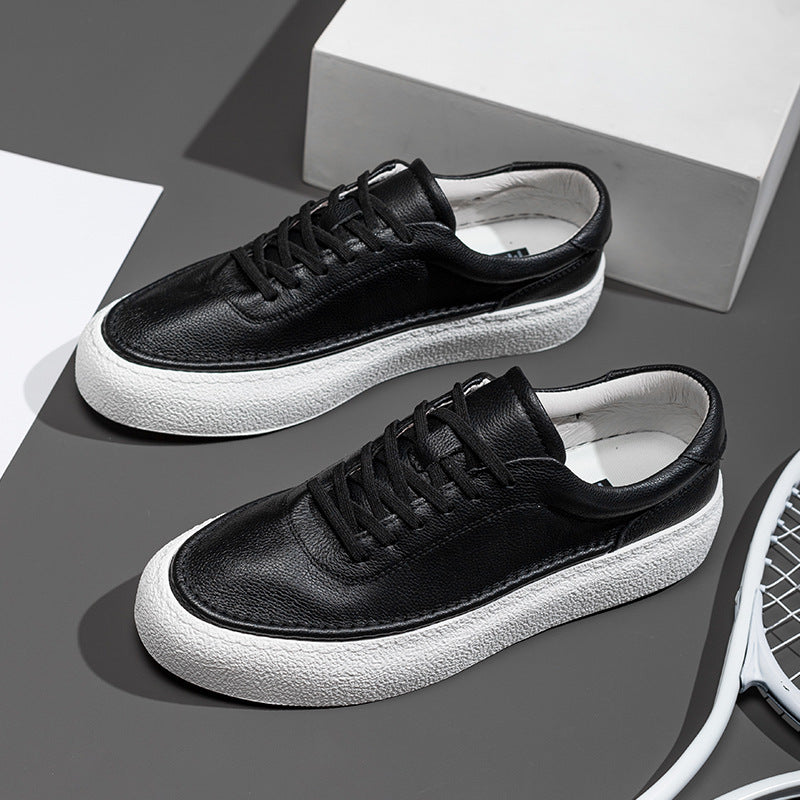 Zapatos transpirables de corte bajo para hombres con suela de goma | Ideales para primavera y otoño