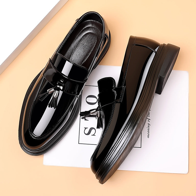 Zapatos de Cuero para Hombres Talla Grande con Suela de Goma Blanda | Ideales para Todas las Temporadas