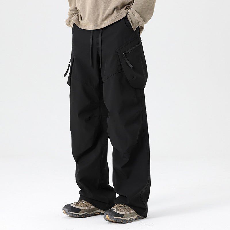 Pantalones Tácticos Ajustados de Poliéster Ideales para Primavera y Otoño