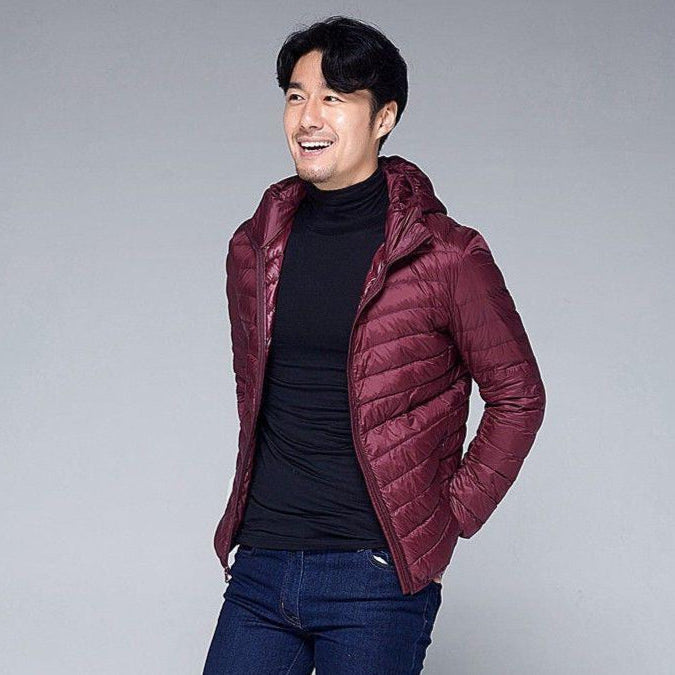 Chaqueta Ligera Acolchada con Capucha de Mezcla de Algodón | Ideal para Primavera y Otoño