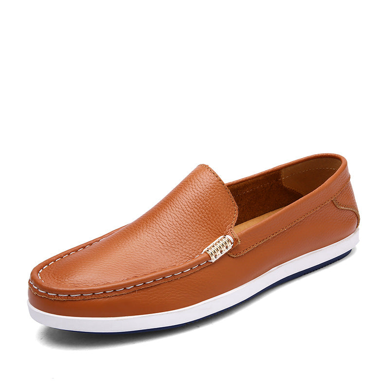 Zapatos de Cuero para Hombre con Suela Blanda y Transpirables | Ideales para el Verano
