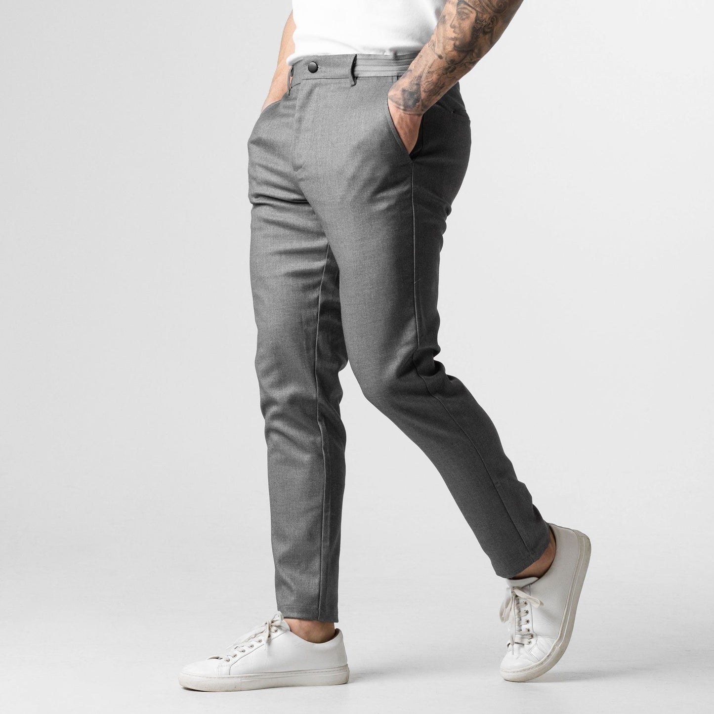 Pantalones Chinos de Hombre con Ajuste Cónico I Ideales para Primavera y Otoño