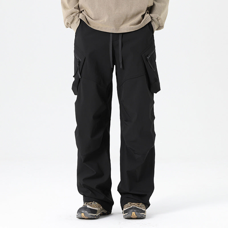 Pantalones Tácticos Ajustados de Poliéster Ideales para Primavera y Otoño