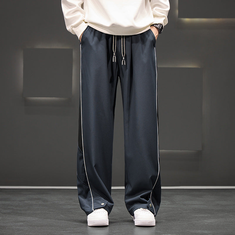 Pantalones Impermeables de Pierna Recta para Hombre Talla Grande Ideales para Primavera y Otoño