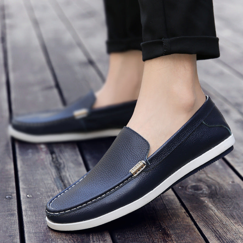 Zapatos de Cuero para Hombre con Suela Blanda y Transpirables | Ideales para el Verano