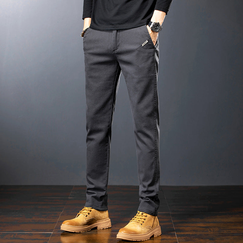 Pantalones Elásticos de Tiro Alto Ideales para el Invierno