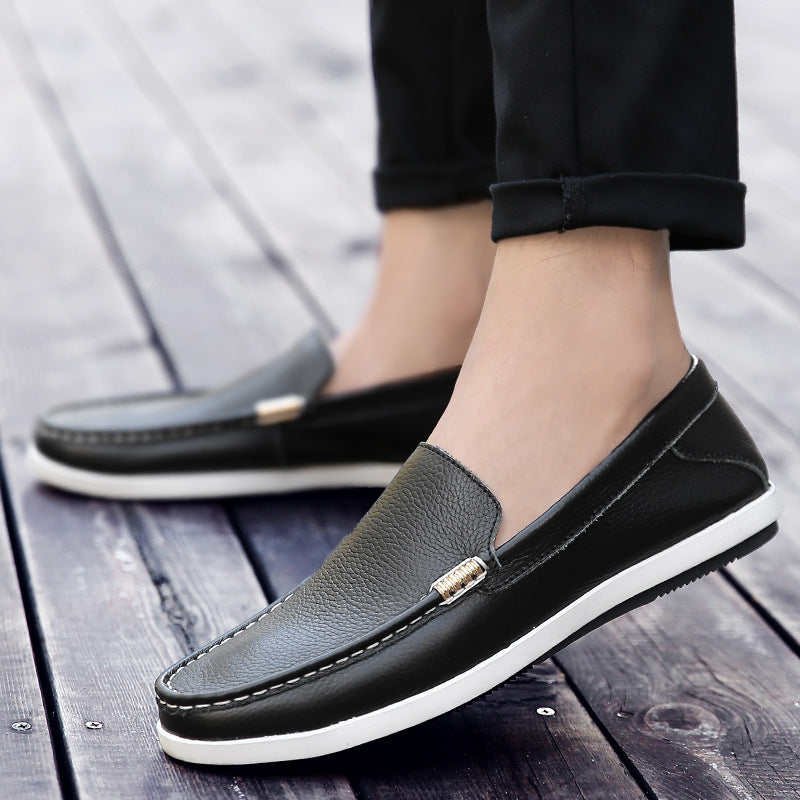 Zapatos de Cuero para Hombre con Suela Blanda y Transpirables | Ideales para el Verano