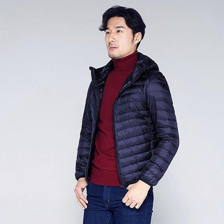 Chaqueta Ligera Acolchada con Capucha de Mezcla de Algodón | Ideal para Primavera y Otoño