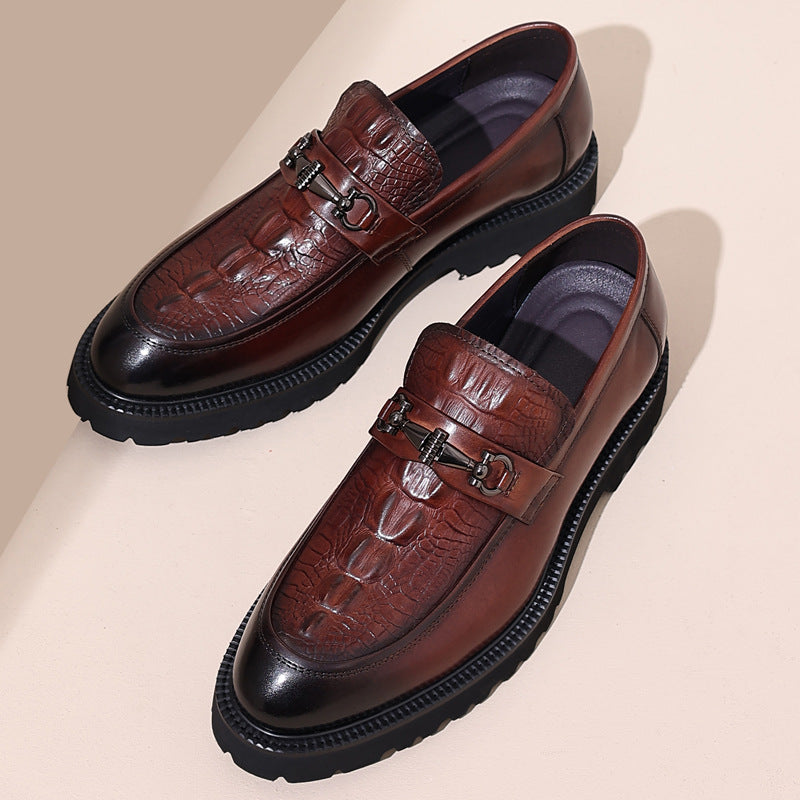 Zapatos de Negocios de Cuero Genuino para Hombres | Ideal para Todas las Temporadas