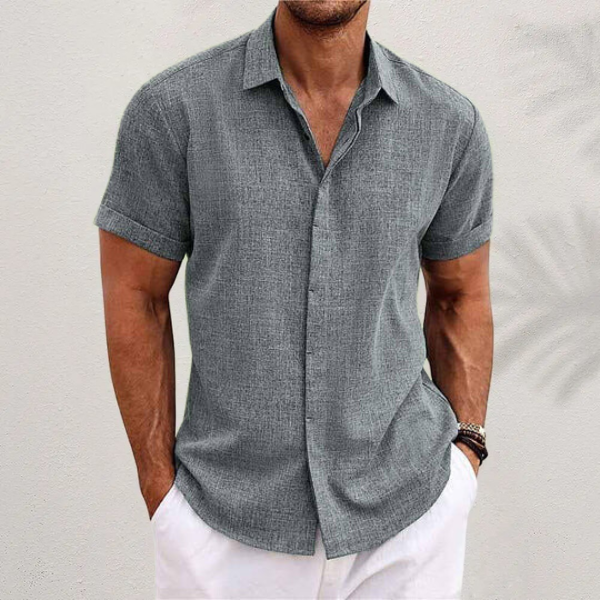 Camisa de Hombre con Botones | Ideal para Primavera y Verano