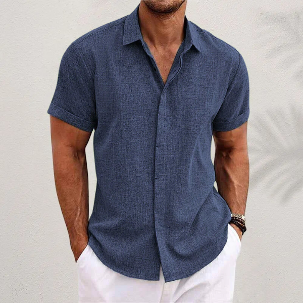 Camisa de Hombre con Botones | Ideal para Primavera y Verano