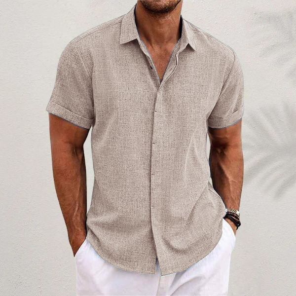 Camisa de Hombre con Botones | Ideal para Primavera y Verano