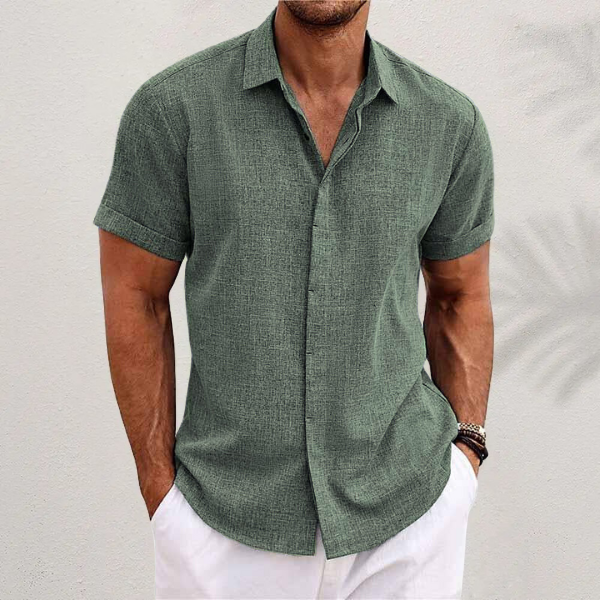 Camisa de Hombre con Botones | Ideal para Primavera y Verano