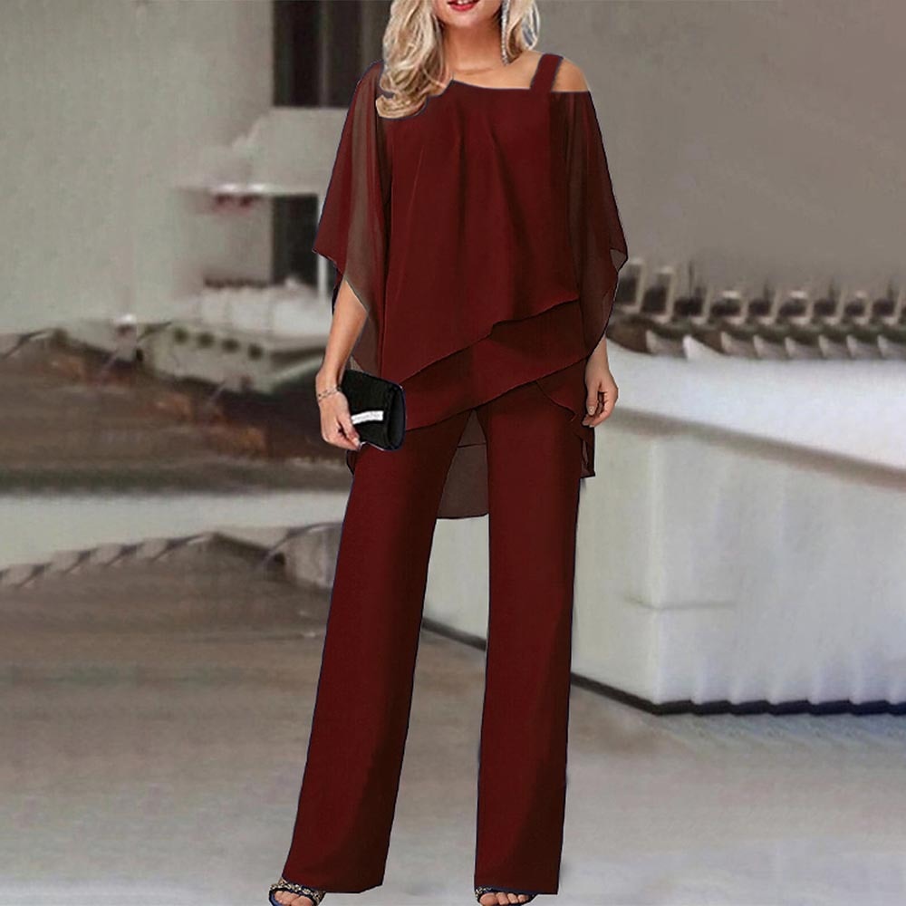 Conjunto de dos piezas con hombros descubiertos I Ideal para primavera y otoño