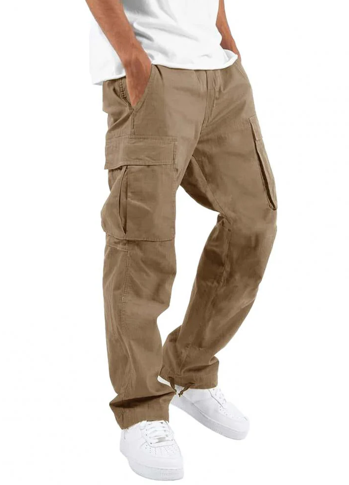 Pantalones Cargo Elásticos para Hombre con Múltiples Bolsillos I Ideales para Todas las Estaciones