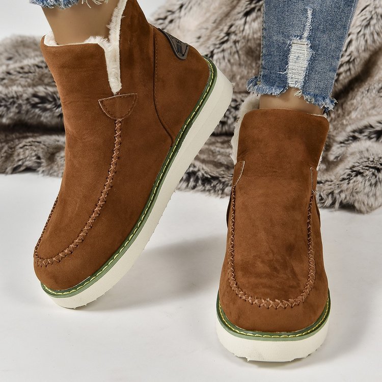 Botines de Nieve con Cuña y Acolchado Cálido | Ideales para el Invierno