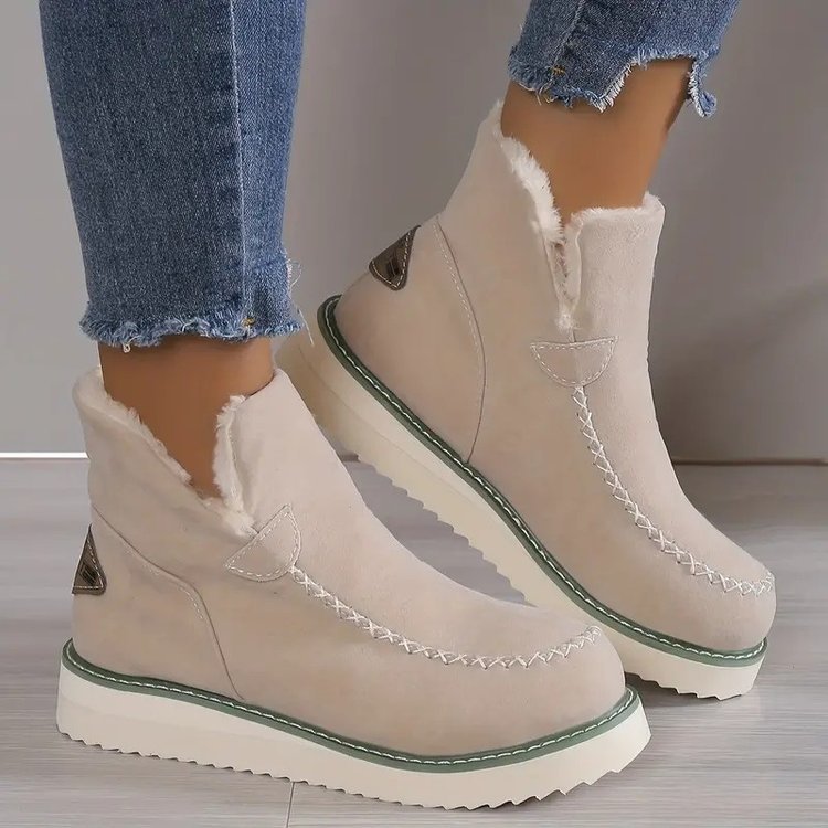 Botines de Nieve con Cuña y Acolchado Cálido | Ideales para el Invierno