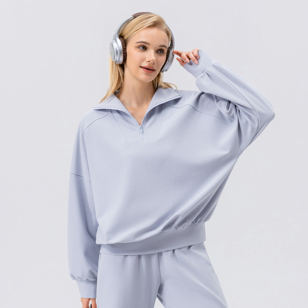 Sudadera Deportiva de Manga Larga con Media Cremallera | Ideal para Primavera y Otoño