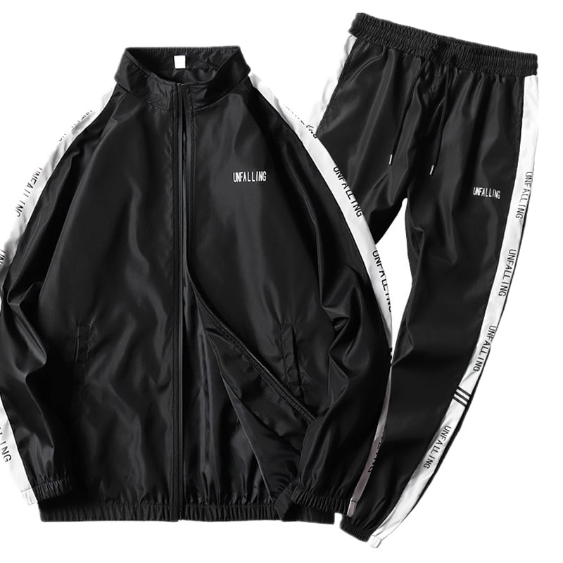 Conjunto Deportivo de Dos Piezas para Hombre con Mangas Largas – Ideal para Primavera y Otoño