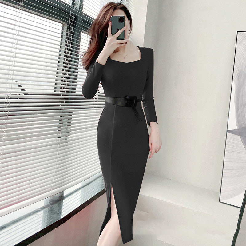 Vestido Elegante Ajustado hasta la Rodilla – Ideal para Primavera y Otoño