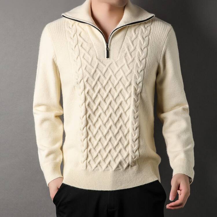 Cárdigan Suelto de Punto para Hombre Abrigo Ideal para Primavera y Otoño