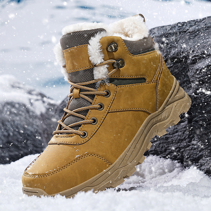 Botas de Viaje Exterior de Cuero Aisladas | Ideales para el Invierno
