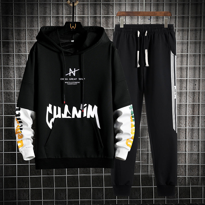 Conjunto de Suéter con Capucha y Manga Larga para Hombre | Ideal para Primavera