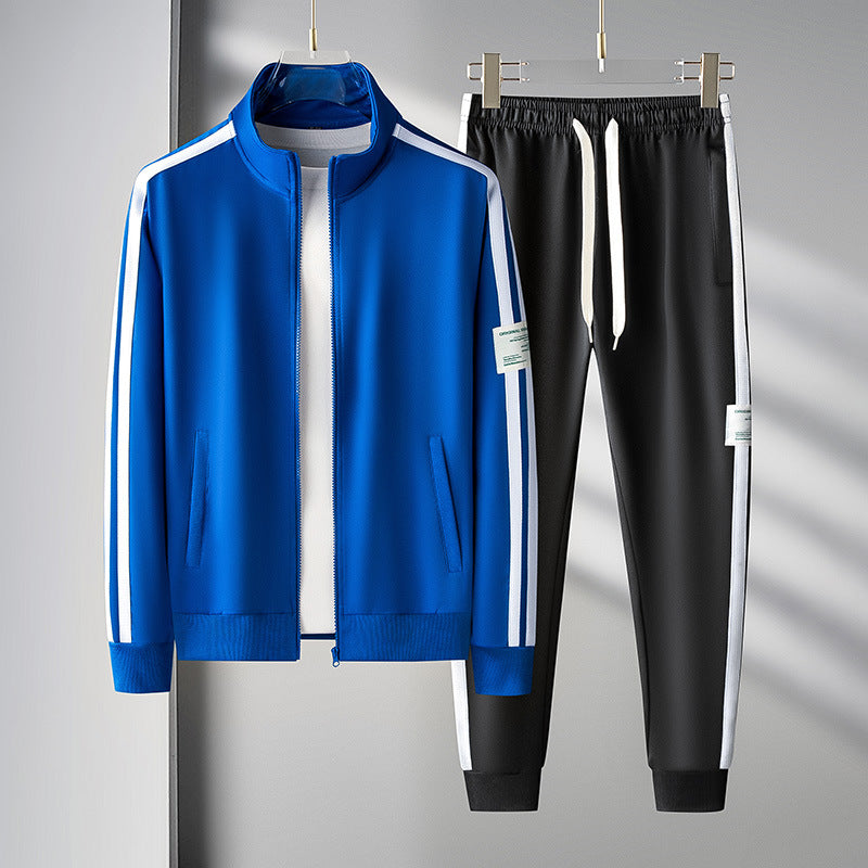 Conjunto de Cardigan Deportivo con Cremallera para Hombre de Dos Piezas | Ideal para Todas las Estaciones