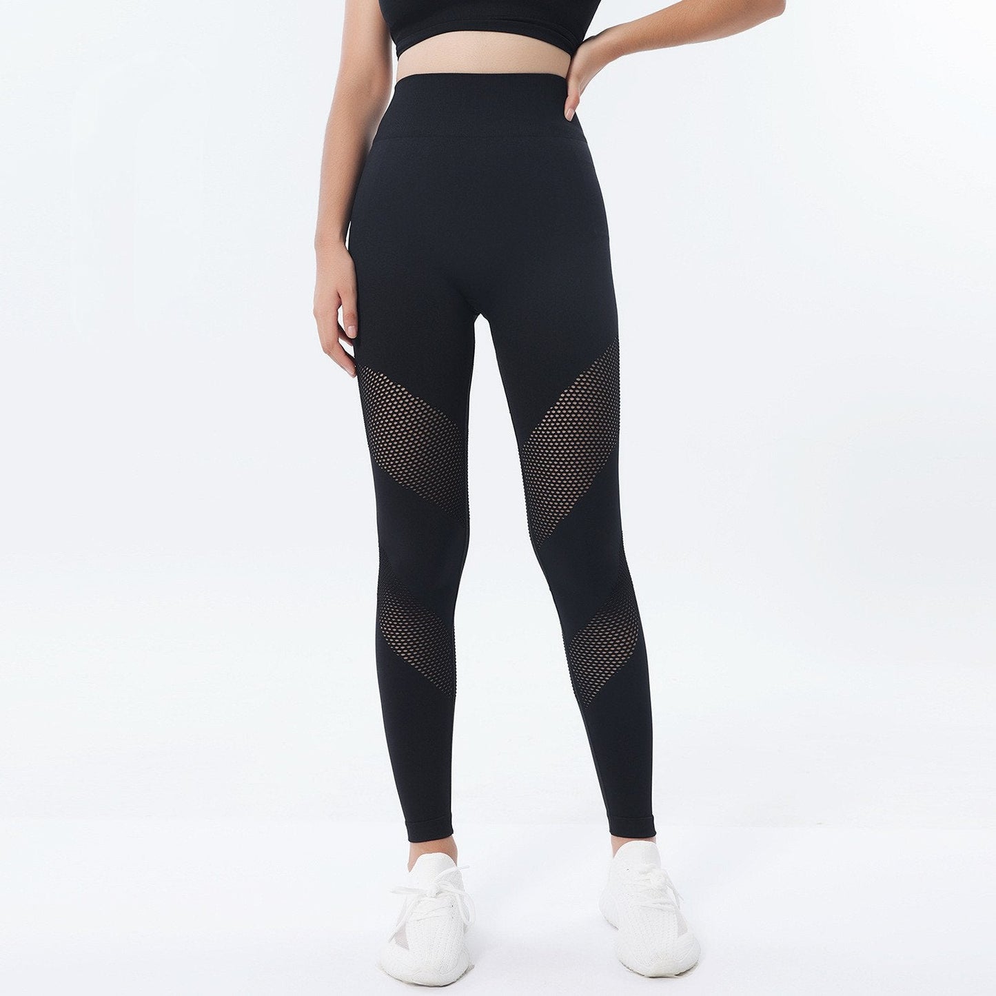 Leggings con Detalle Scrunch Degradé de Tiro Alto | Ideales para Todas las Temporadas