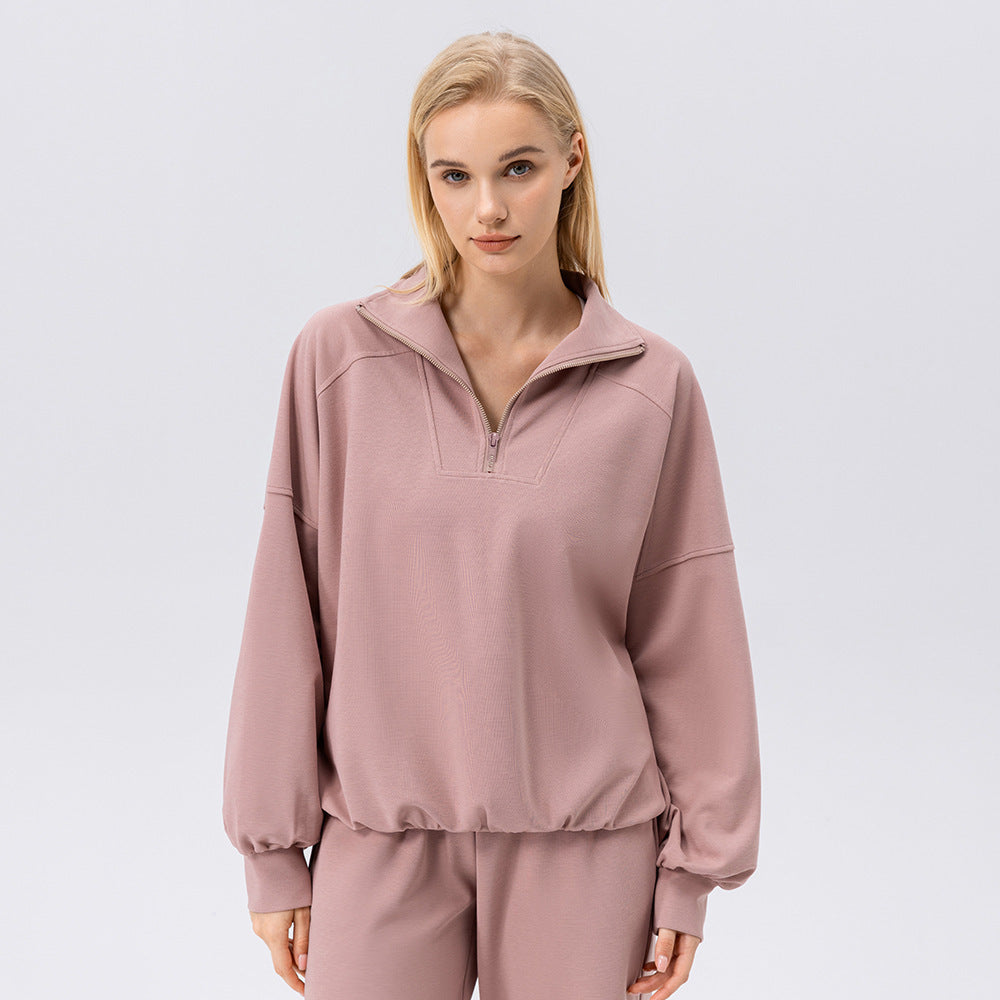 Sudadera Deportiva de Manga Larga con Media Cremallera | Ideal para Primavera y Otoño