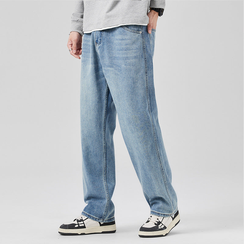 Jeans Holgados de Talle Medio Ideales para Primavera y Otoño