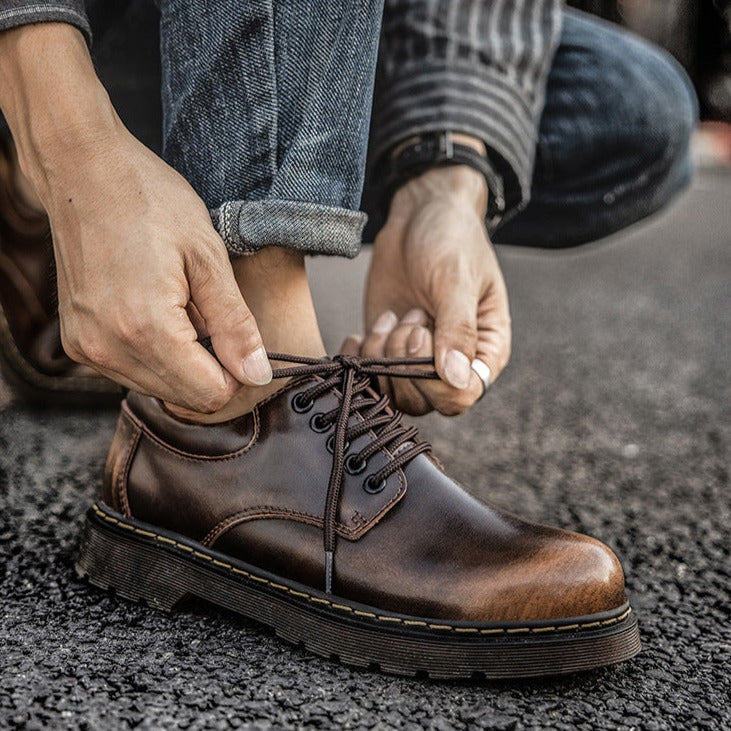 Zapatos Clásicos de Cuero Confortables para Hombres | Ideales para Todas las Estaciones