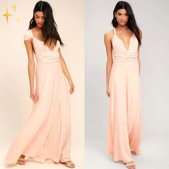 Vestido Envolvente Convertible con Tirantes Ajustables | Ideal para Primavera y Verano