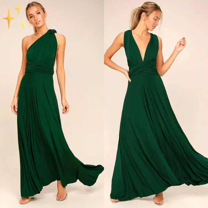 Vestido Envolvente Convertible con Tirantes Ajustables | Ideal para Primavera y Verano