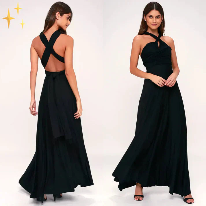 Vestido Envolvente Convertible con Tirantes Ajustables | Ideal para Primavera y Verano