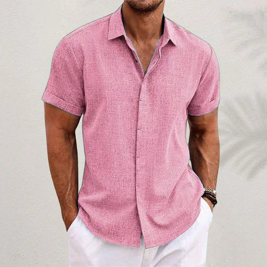 Camisa de Hombre con Botones | Ideal para Primavera y Verano