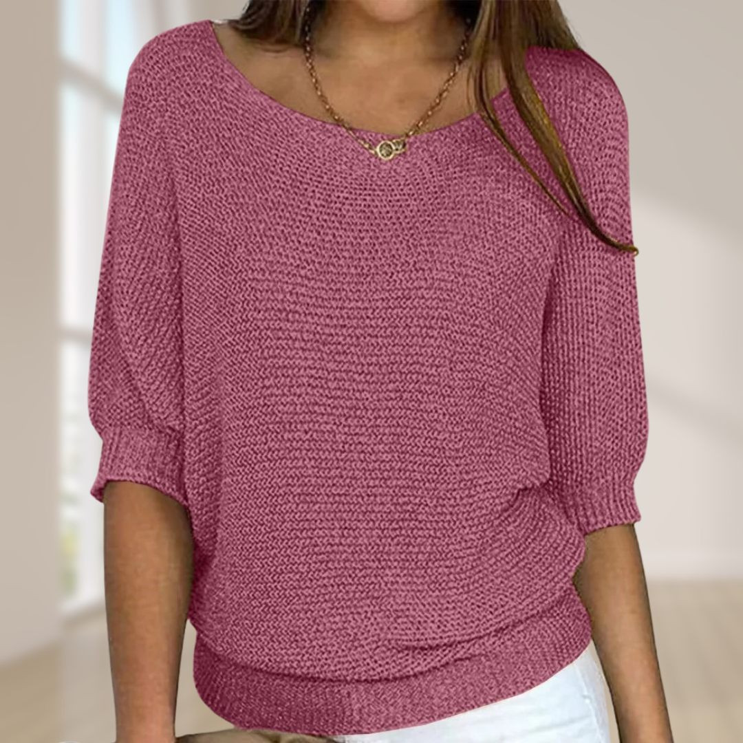Jersey de punto de manga media I Ideal para primavera y otoño