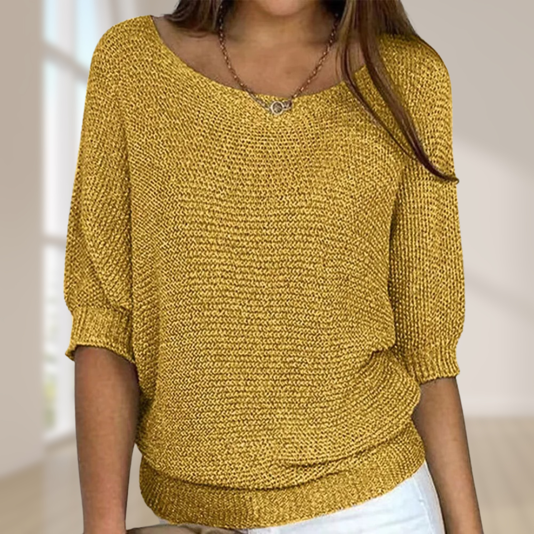 Jersey de punto de manga media I Ideal para primavera y otoño